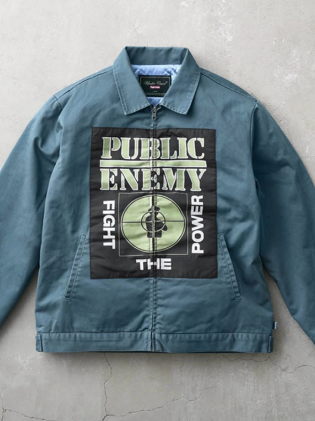 A Supreme fez parceria com a Undercover em três ocasiões: primavera/verão 2015, outono/inverno 2018 e primavera/verão 2018, que teve o grupo Public Enemy assinando em conjunto.