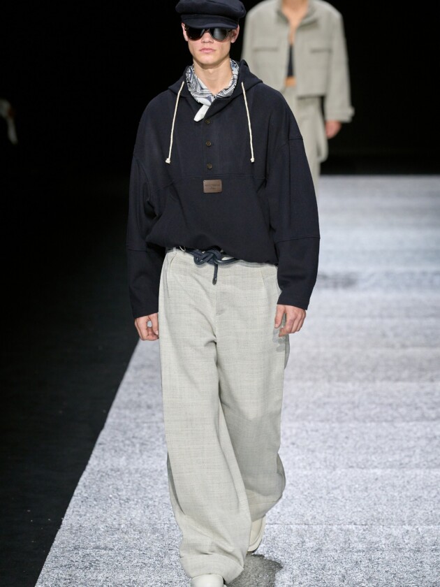 Guia de tendências masculinas: inverno 2024 Emporio Armani, inverno 2024.