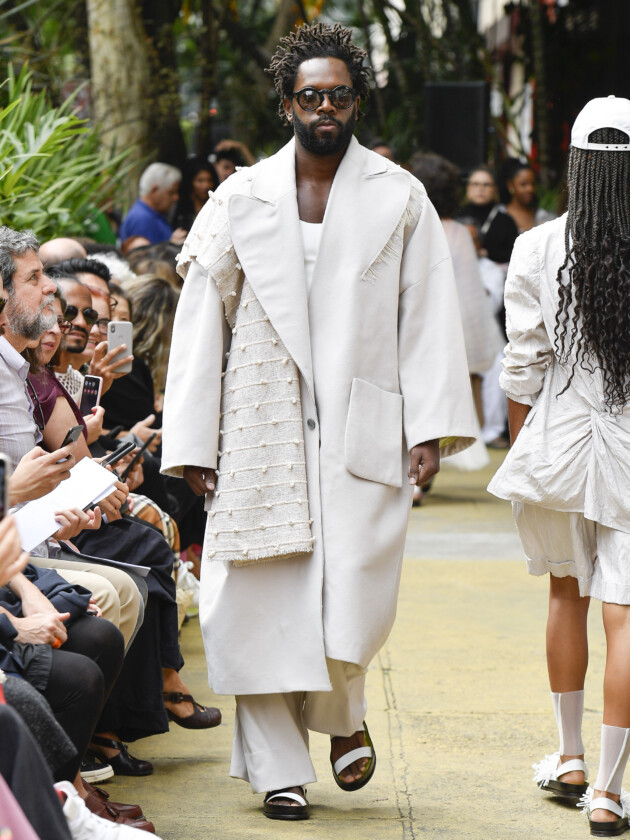 SPFW N55: Walério Araújo, Fernanda Yamamoto, Santa Resistência e Greg Joey Fernanda Yamamoto. | Foto: Agência Fotosite