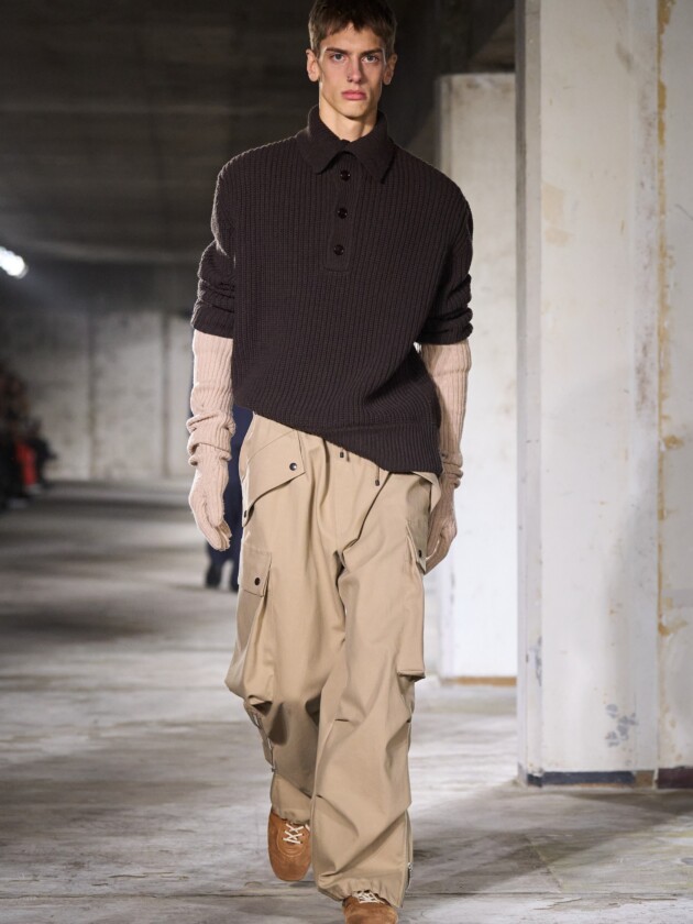 Guia de tendências masculinas: inverno 2024 Dries Van Noten, inverno 2024.