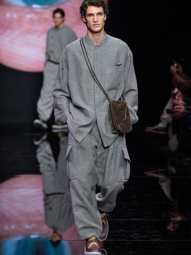 Guia de tendências masculinas: inverno 2024 Giorgio Armani, inverno 2024.
