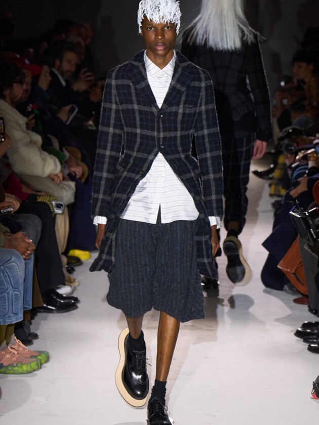 Guia de tendências masculinas: inverno 2024 Comme des Garçons, inverno 2024.