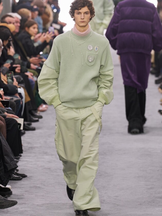 Guia de tendências masculinas: inverno 2024 Sacai, inverno 2024.