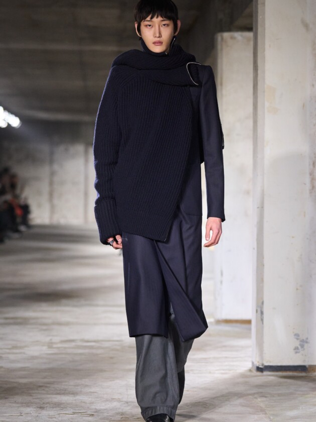 Guia de tendências masculinas: inverno 2024 Dries Van Noten, inverno 2024.