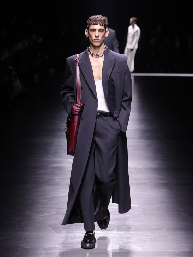 Gucci, inverno 2024 masculino Look masculino da coleção de inverno 2024 da Gucci.