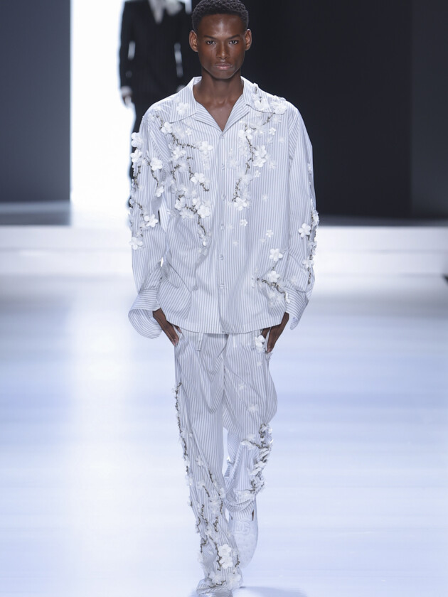 As principais tendências e desfiles da semana de moda masculina de Milão Dolce & Gabbana, verão 2024.