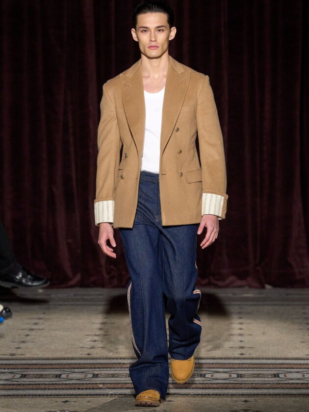 Guia de tendências masculinas: inverno 2024 Wales Bonner, inverno 2024.