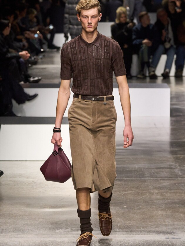 Guia de tendências masculinas: inverno 2024 Fendi, inverno 2024.