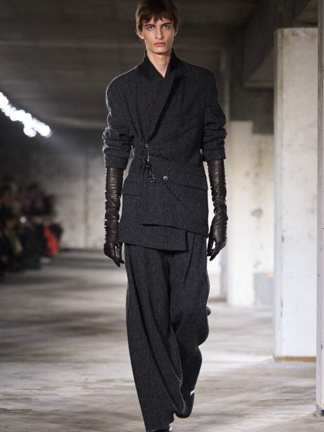 Guia de tendências masculinas: inverno 2024 Dreis Van Noten, inverno 2024.