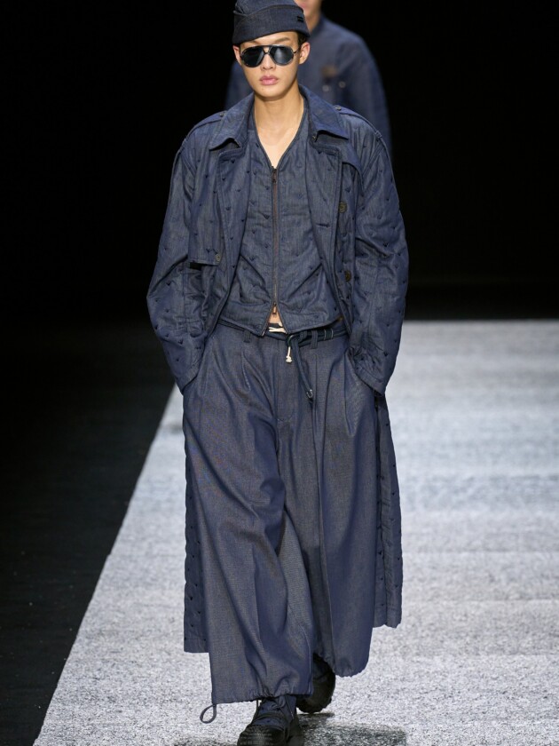 Guia de tendências masculinas: inverno 2024 Emporio Armani, inverno 2024.