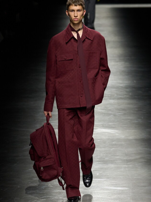 Guia de tendências masculinas: inverno 2024 Gucci, inverno 2024.