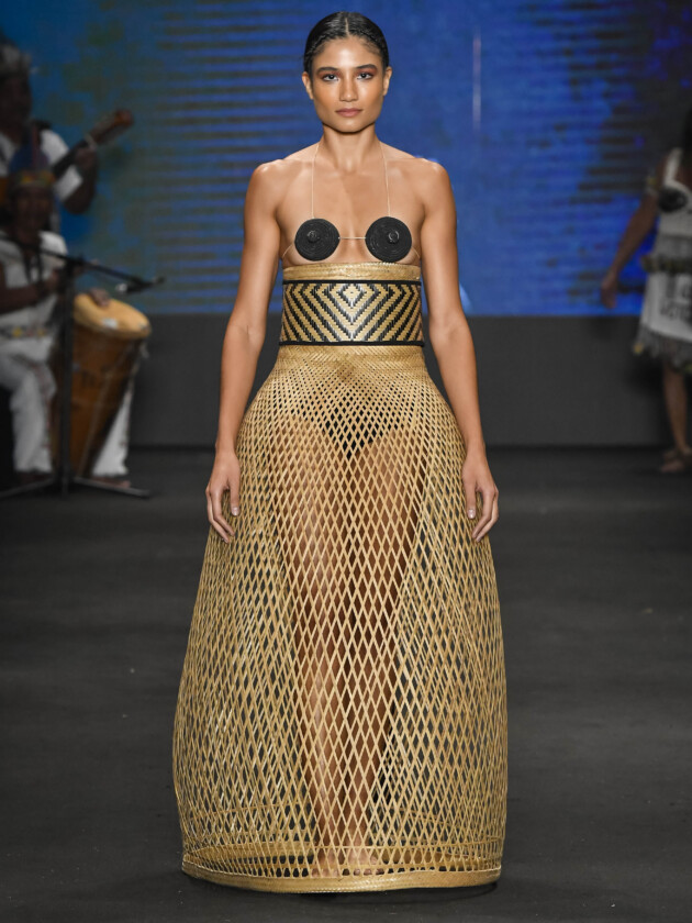 SPFW N55: Maurício Duarte, Weider Silveiro, David Lee e Marina Bitu Maurício Duarte. | Foto: Agência Fotosite.
