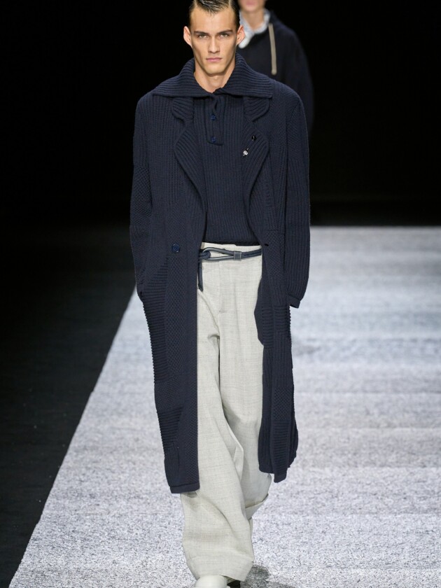 Guia de tendências masculinas: inverno 2024 Emporio Armani, inverno 2024.