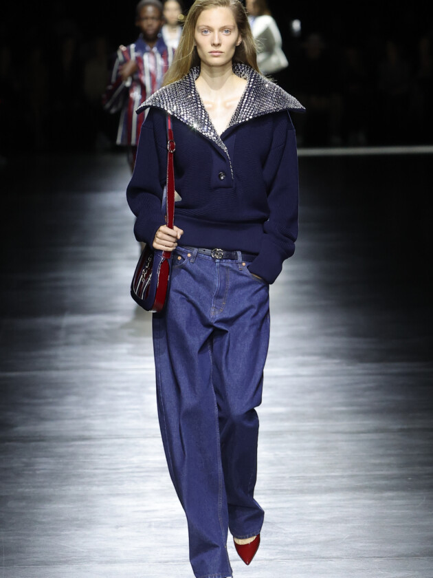 Gucci, inverno 2024 masculino Look feminino da coleção de verão 2024 da Gucci.