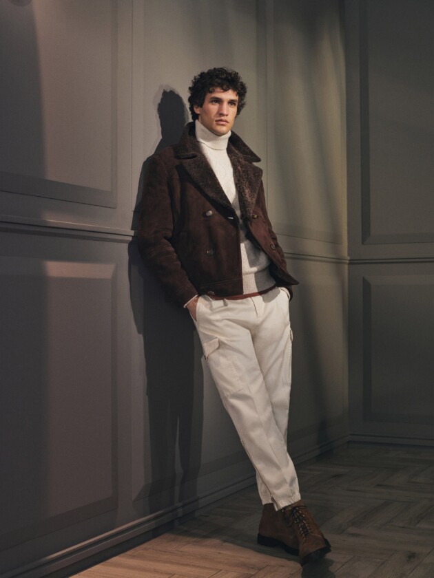 Guia de tendências masculinas: inverno 2024 Brunello Cuccinelli, inverno 2024.