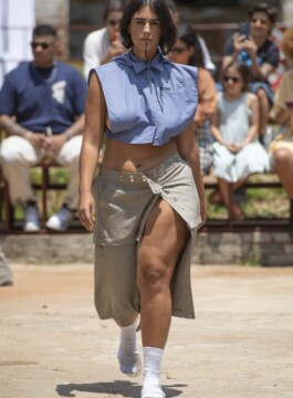 10 tendências da SPFW para ficar de olho Cintura baixa no desfile da Korshi 01, SPFW N54, moda brasileira