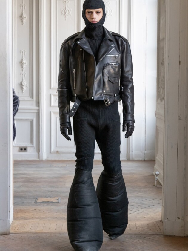 Guia de tendências masculinas: inverno 2024 Rick Owens, inverno 2024.