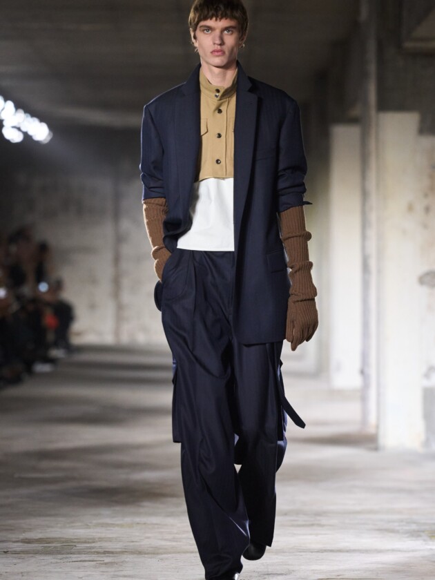 Guia de tendências masculinas: inverno 2024 Dries Van Noten, inverno 2024.