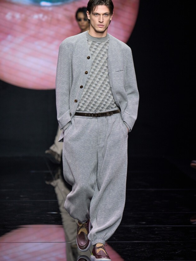 Guia de tendências masculinas: inverno 2024 Giorgio Armani, inverno 2024.