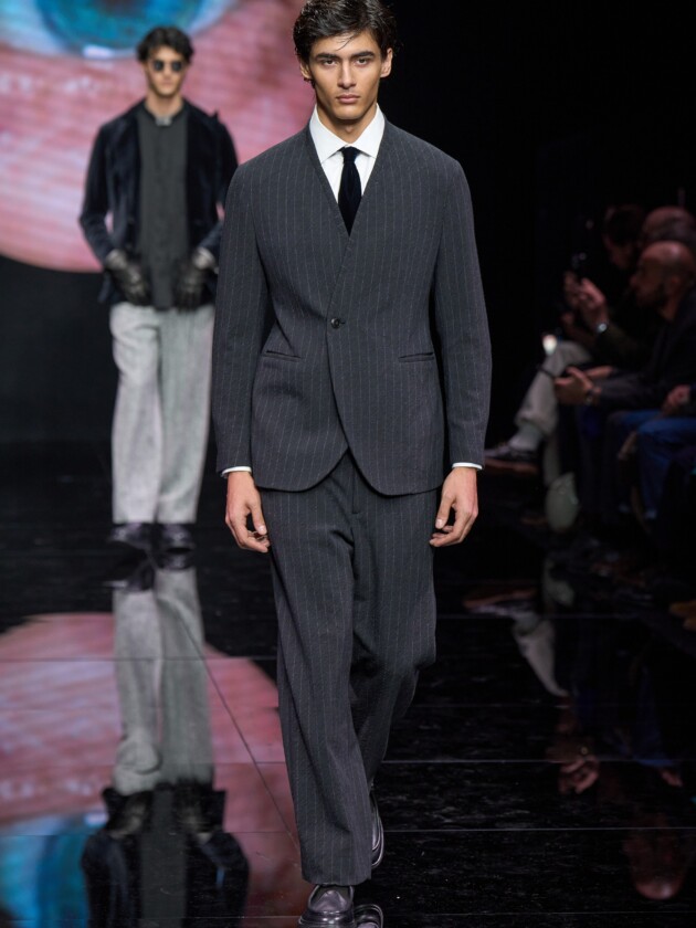 Guia de tendências masculinas: inverno 2024 Giorgio Armani, inverno 2024.