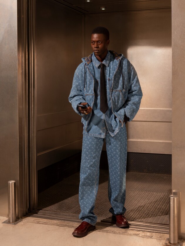 Guia de tendências masculinas: inverno 2024 Marine Serre, inverno 2024.