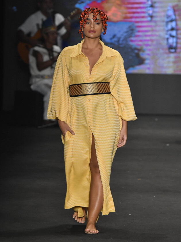 SPFW N55: Maurício Duarte, Weider Silveiro, David Lee e Marina Bitu Maurício Duarte. | Foto: Agência Fotostie.