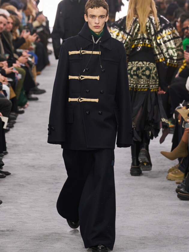 Guia de tendências masculinas: inverno 2024 Sacai, inverno 2024.