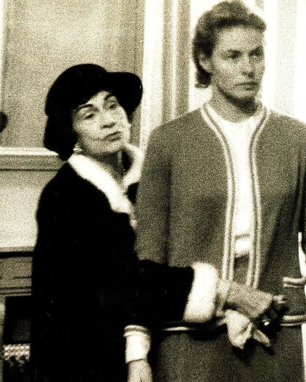 Coco Chanel e Ingrid Bergman.