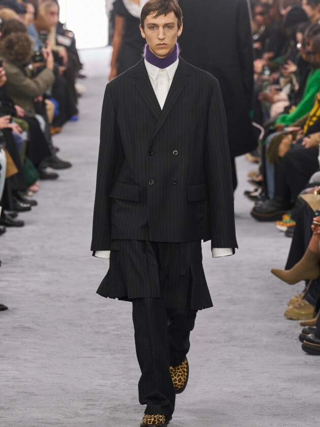 Guia de tendências masculinas: inverno 2024 Sacai, inverno 2024.