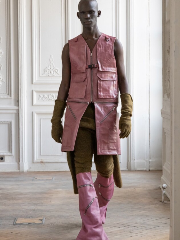 Guia de tendências masculinas: inverno 2024 Rick Owens, inverno 2024.