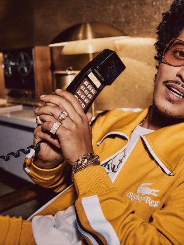 Bruno Mars lança coleção com a Lacoste