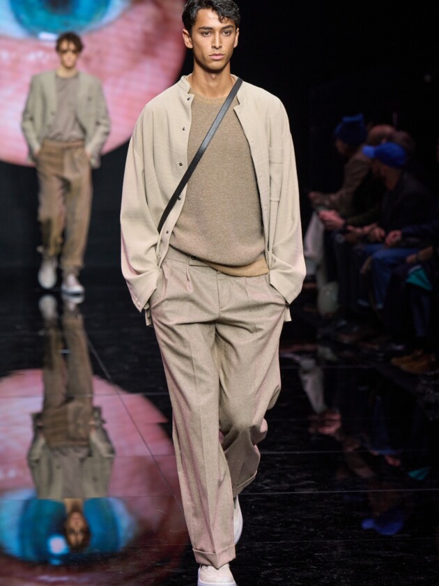 Guia de tendências masculinas: inverno 2024 Giorgio Armani, inverno 2024.