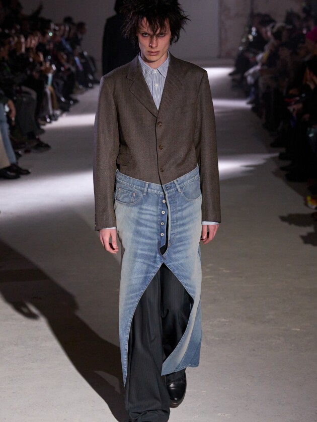 Guia de tendências masculinas: inverno 2024 Junya Watanabe, inverno 2024.