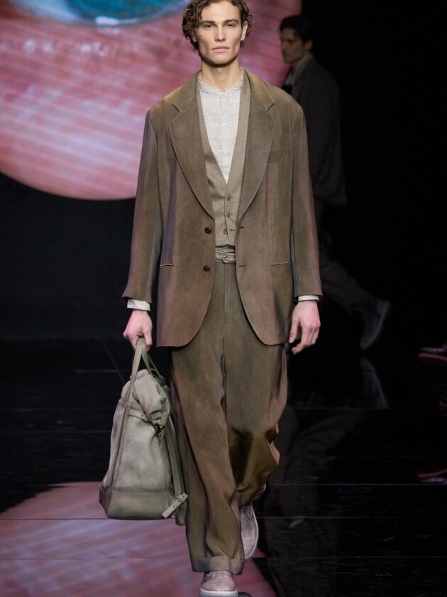 Guia de tendências masculinas: inverno 2024 Giorgio Armani, inverno 2024.